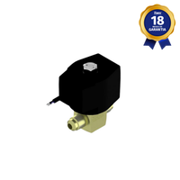 Válvula Solenoide 2/2 Vias NF 5/8" UNF x Tubo 3/8" 24 Vcc Thermoval