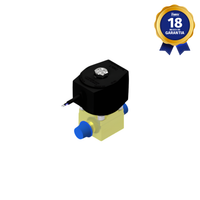 Válvula Solenoide 2/2 Vias NF 5/8" UNF x Tubo 3/8" 220/240 Vca 20 W Alta Vazão Thermoval