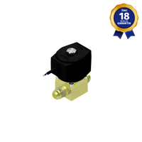 Válvula Solenoide 2/2 Vias NF 3/4" UNF x 1/2" Tubo 220/240 Vca 20 W Thermoval