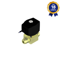 Válvula Solenoide 2/2 Vias NF 7/8" UNF x Tubo 5/8" 220/240 Vca 20 W Alta Vazão Thermoval