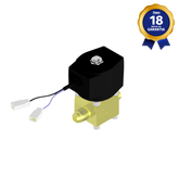 Válvula Solenoide 2 Vias NF Rosca Macho 5/8" UNF x Tubo 3/8" 12 Vcc para Baú Frigorífico