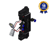 Válvula Pneumática 5/2 Vias Duplo Solenoide 24 Vcc Engate Rápido 8 mm Thermoval