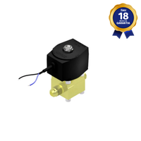 Válvula Solenoide 2/2 Vias NF 5/8" UNF 24 Vcc Servo Operada para Refrigeração Thermoval