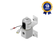 Válvula Solenoide 3/2 Vias NF 1/4" NPT 24 Vcc Linha Automotiva Thermoval