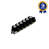 Bloco Manifold Sextuplo 3/2 Vias NF 24 Vcc Engate Rápido 8 mm Thermoval