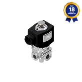 Válvula Solenoide 3/2 Vias NF M12 x 1,5mm 24 Vcc Baioneta Thermoval