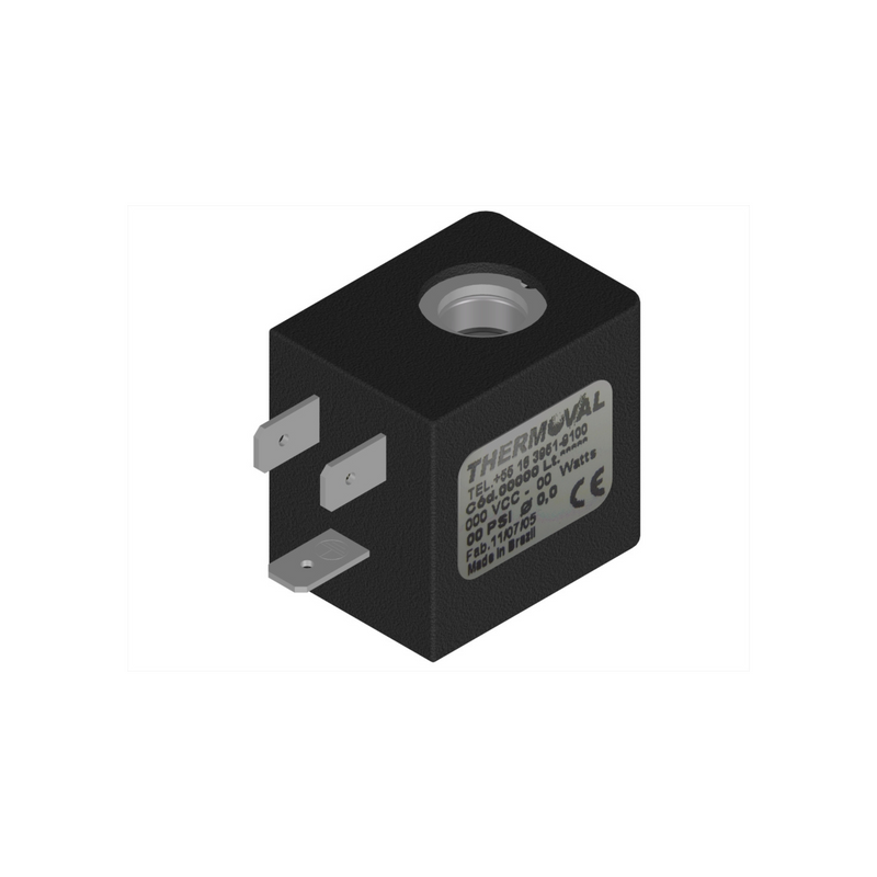 Bobina Solenoide THERMOVAL Tensão 220/240 V 50/60 Hz Potencia de 14W para valvulas solenoides maquinas de gelo