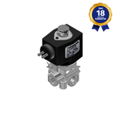Válvula Solenoide 3/2 Vias NF 24 Vcc Rosca M12x1,5 mm Vedação Viton Thermoval Compatível Parker 712179C