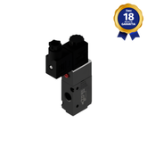 Válvula Solenoide Pneumática 3/2 Vias NF 1/4" NPT 220 Vca Thermoval