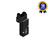 Válvula Pneumática 5/2 Vias Simples Solenoide 1/4" NPT Namur 220/240 Vca Thermoval