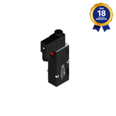 Válvula Pneumática 5/2 Vias Simples Solenoide Namur 1/4" NPT 24 Vcc Thermoval