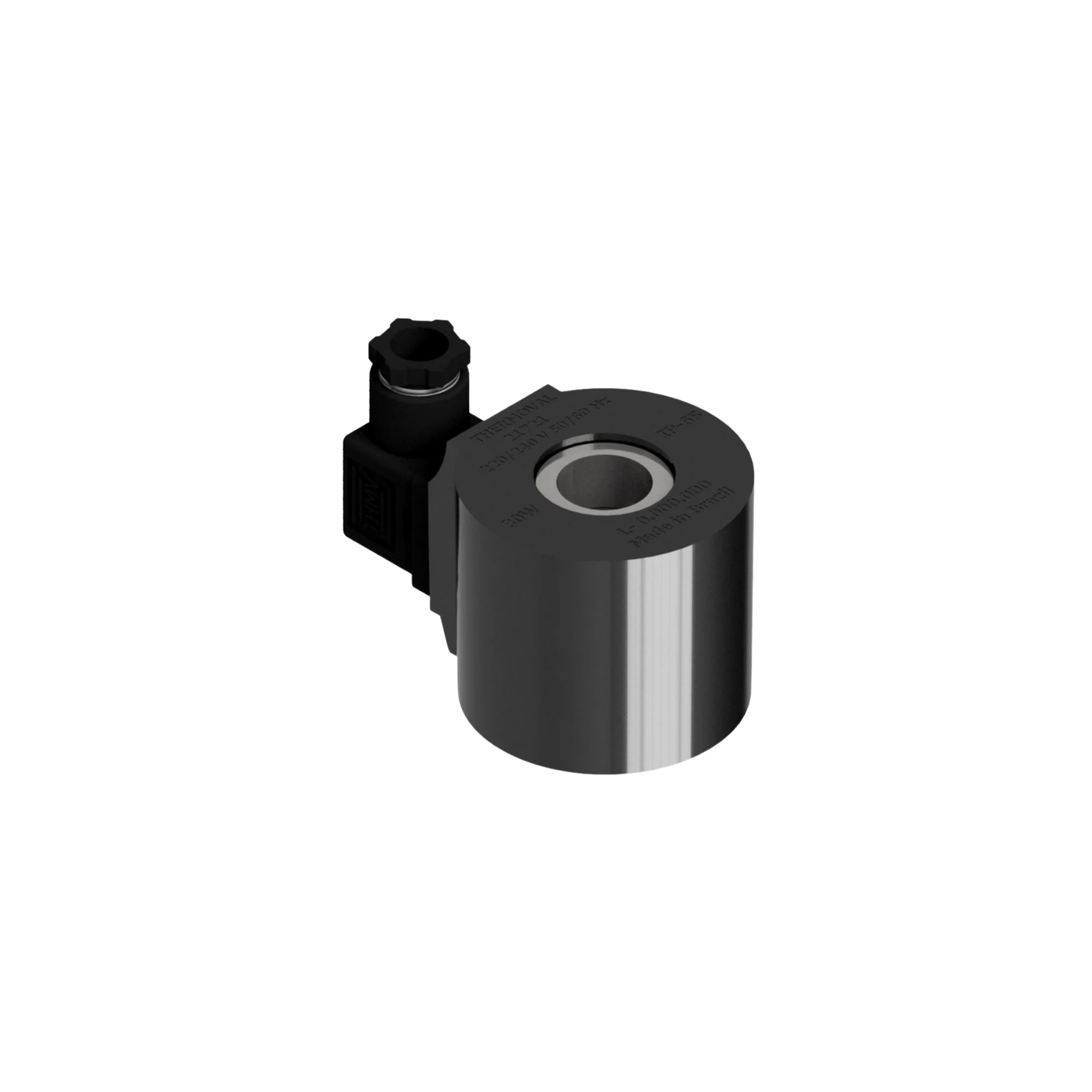 Bobina solenoide thermoval tensão 220/240v 50/60hz potencia de 30w para valvulas solenoides vapor de 1.1/2"
