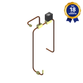 Válvula Solenoide 2/2 Vias NF 1/4" OD 220 Vca Linha Odonto Compatível com Sercon