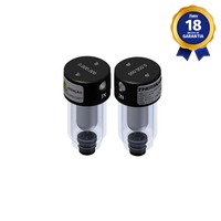 Filtro de Ar 1/8" NPT Dreno Semi-Automático Linha Odonto Compatível com Alliage, Dabi, Gnatus