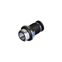 Conector Pneumático Thermoval 1/4" BSP com O-Ring e Engate Rápido para Tubo 6 mm