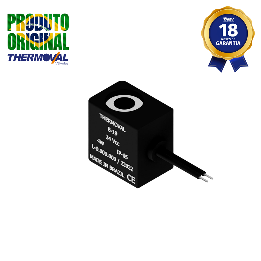 Bobina Solenoide 24 Vcc