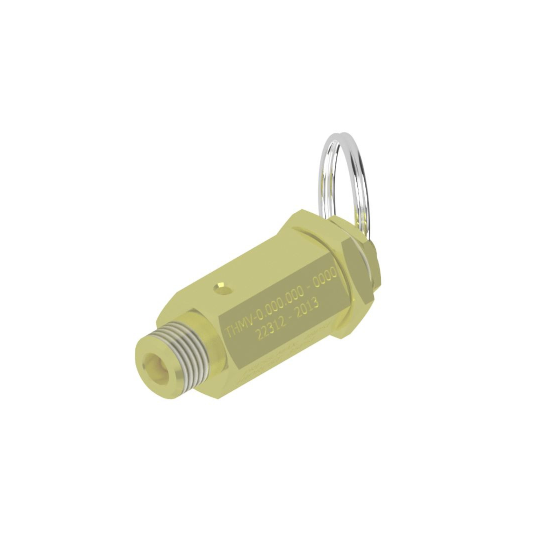 Válvula de segurança rosca macho 1/4"bsp pressão maximo de 48psi, linha odoontologica autoclaves
