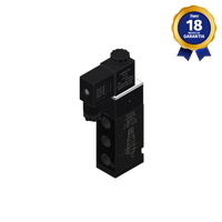 Válvula Solenoide Pneumática 5/2 Vias 1/4" 24 Vcc NF Thermoval