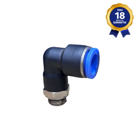 Cotovelo Pneumático Thermoval 1/4" BSP Engate Rápido Tubo 12 mm