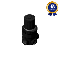 Regulador de Pressão Pneumático 1/4" NPT para Ar e Oxigênio Thermoval