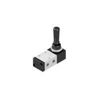 Válvula Pneumática Deslizante Manual 3/8" BSP Thermoval