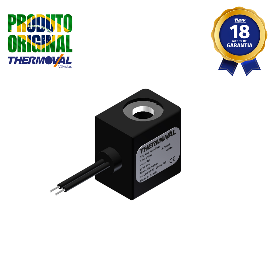 Bobina Solenoide 12 Vcc