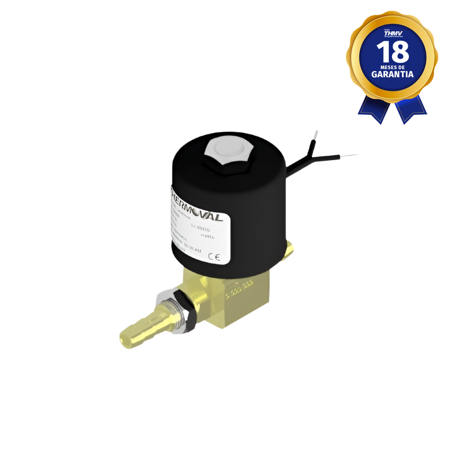 Válvula Solenoide Espigão 7,5 x 6,5 mm 2/2 Vias NF 24 Vcc Linha Industrial
