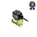 Válvula Solenoide 3/4" BSP 2/2 Vias NF 12 Vcc Uso Geral Linha Industrial Certificação Ex