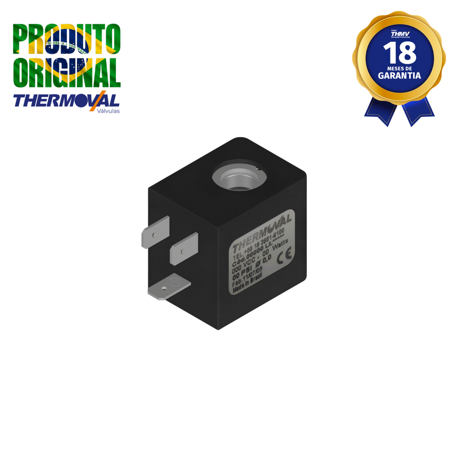 Bobina Solenoide 110/127 Vca 50/60 Hz