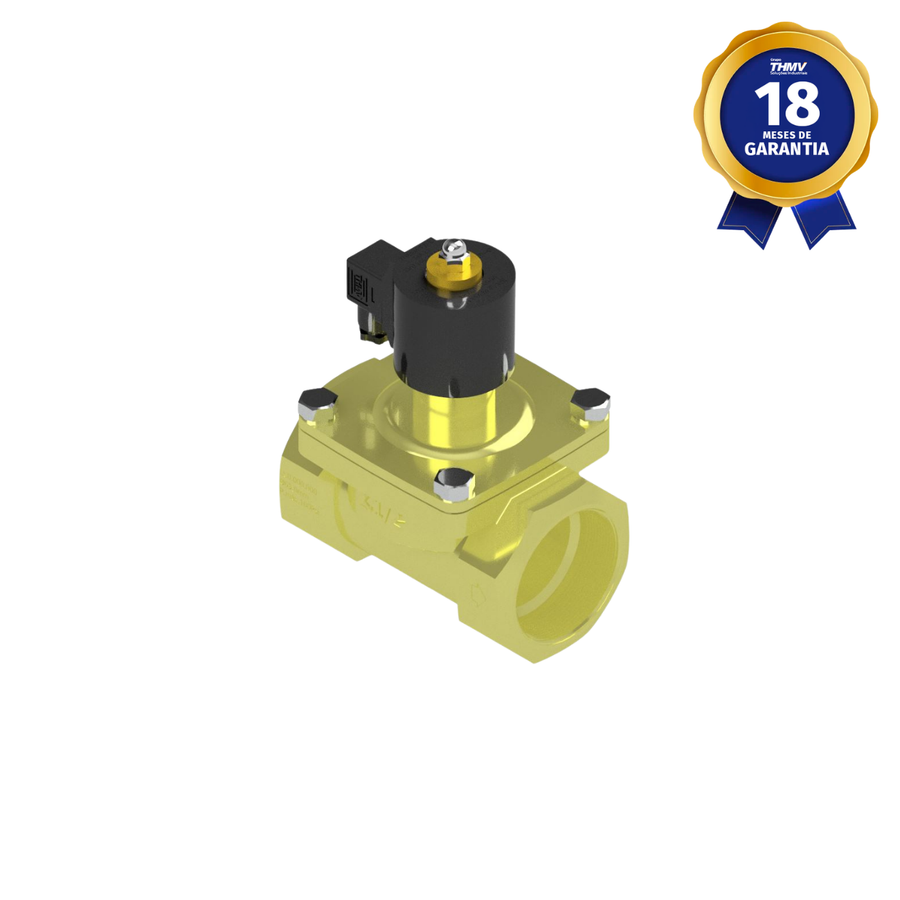 Válvula Solenoide 2.1/2" BSP 2/2 Vias NF 220/240 Vca 50/60 Hz Uso Geral Linha Industrial