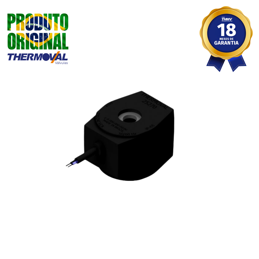 Bobina Solenoide 220/240 Vca 50/60 Hz