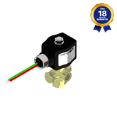 Válvula Solenoide 1/4" BSP 3/2 Vias NF 24 Vcc À Prova de Explosão Linha Industrial