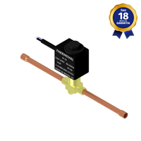 Válvula Solenoide 1/4" OD 2/2 Vias NF 220/240 Vca Thermoval
