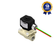 Válvula Solenoide 1/2" NPT 2/2 Vias NF 24 Vcc Uso Geral Linha Industrial
