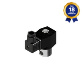 Válvula Solenoide 1/4" NPT 2/2 Vias NF 12 Vcc Linha Industrial