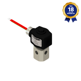 Válvula Solenoide 1/4" NPT 3/2 Vias NF 24 Vcc Universal Linha Industrial