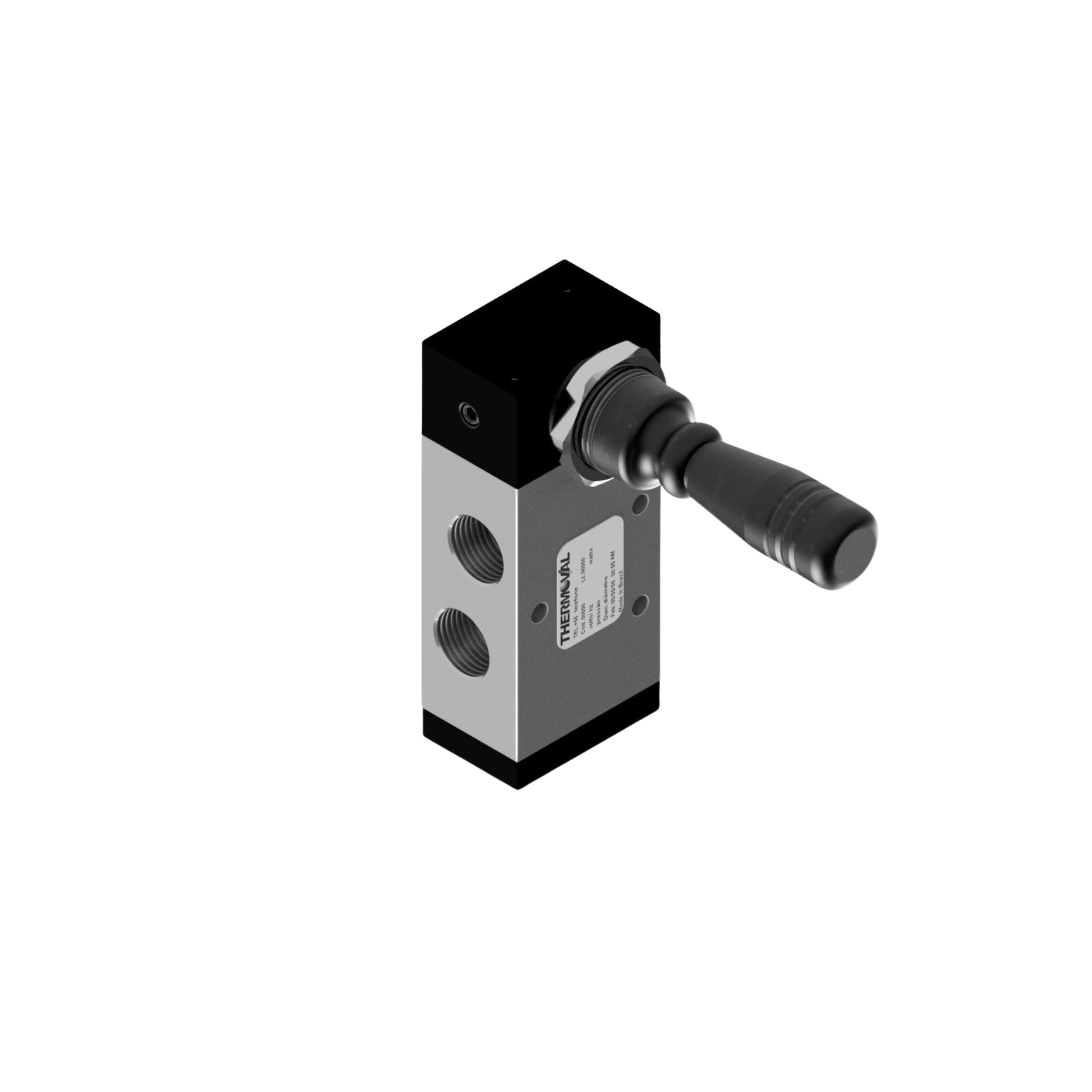 Valvula Pneumatica Alavanca Manual 3/8"bsp, 5/2vias, nf, linha pneumatica