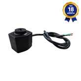 Bobina Solenoide Thermoval 220/240 Vca 24 W com Cabo 1 Metro Compatível com Válvulas Danfoss