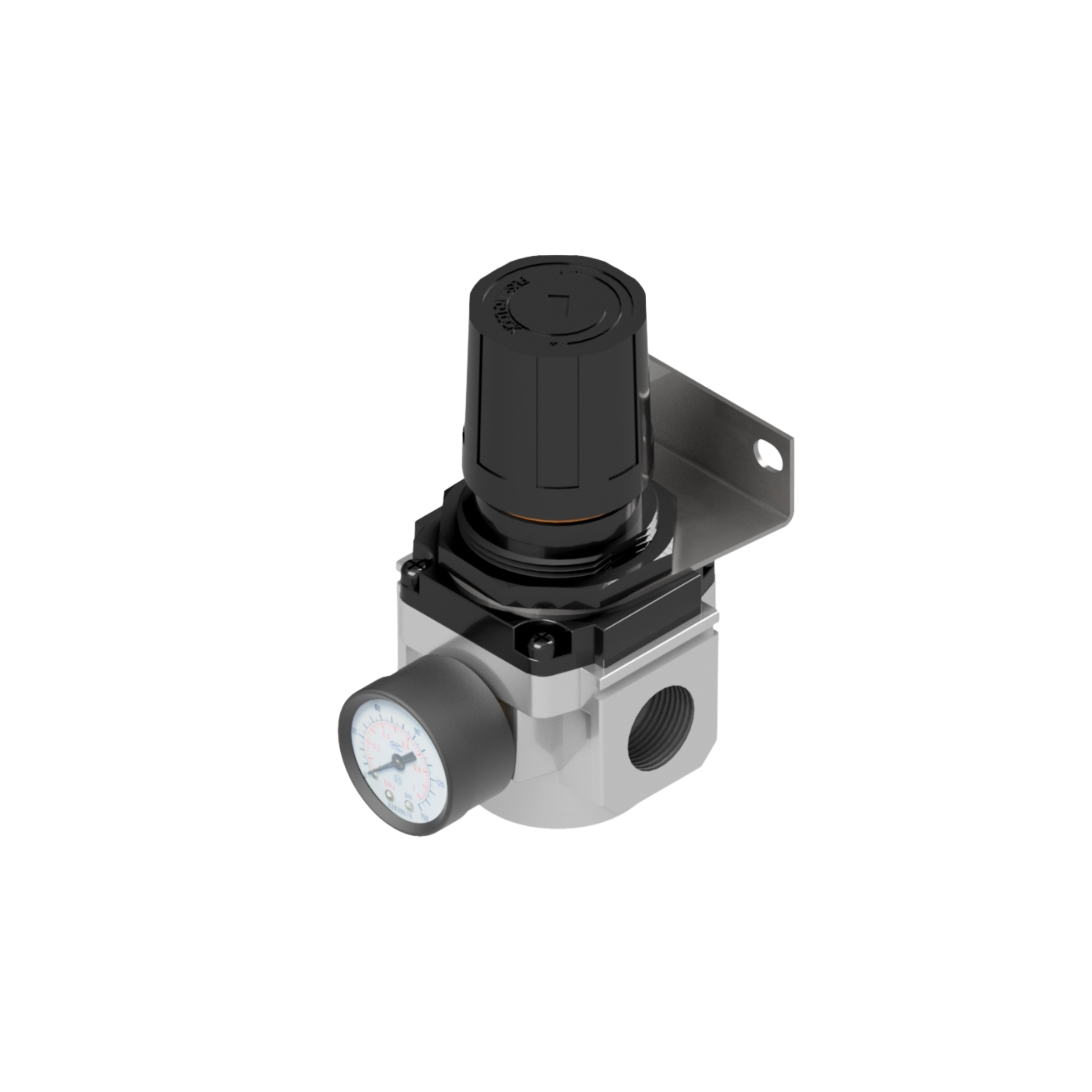 Regulador de Pressão Pneumatico 3/4"bsp com manometro redondo 0 a 150psi