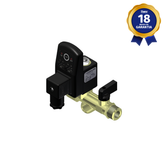 Válvula Solenoide 1/2" BSP 2/2 Vias NF 110/127 Vca 50/60 Hz Com Redução 1/4" BSP Com Filtro Y