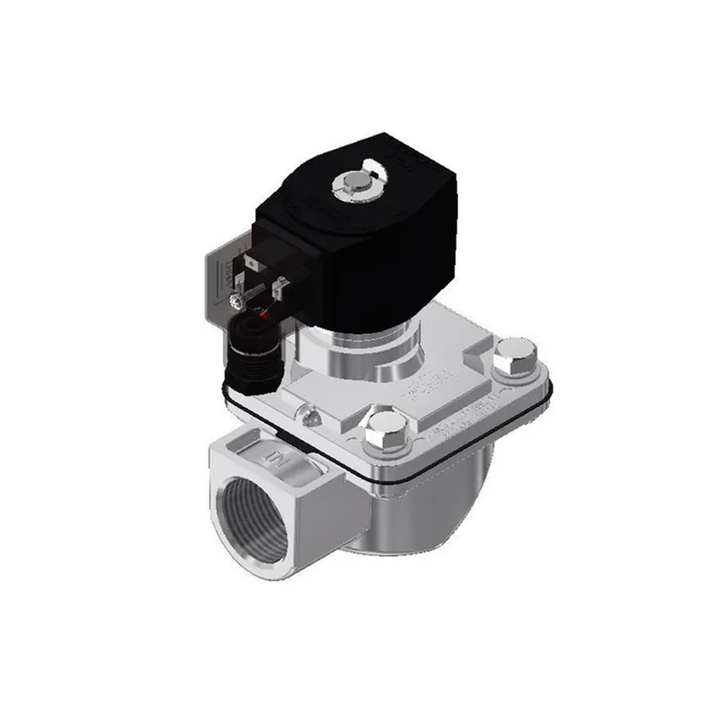 Válvula  Solenoide Filtro Manga 2Vias NF 90° Rosca 1"BPS Tensão de 220/240V 50/60Hz, Válvula Para Filtro de Manga para Fertilizantes