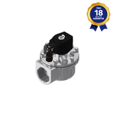Válvula Solenoide 1.1/2" NPT 2/2 Vias NF 220/240 Vca 50/60 Hz Servo-Operada Para Filtro de Manga Compatível com Festo