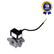 Bloco Manifold Duplo Flange 3/4" 2/2 Vias NF 220/240 Vca 50/60 Hz Linha Abastecimento de Postos Compatível com Gilbarco