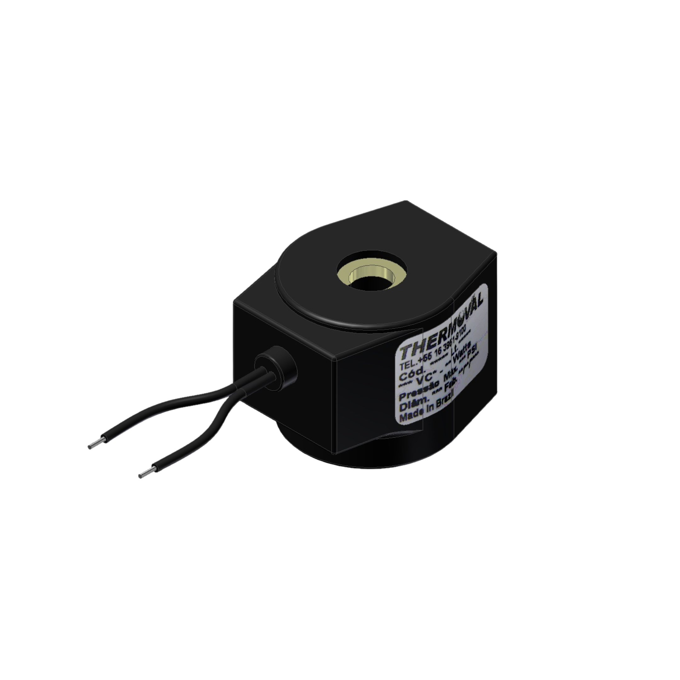 Bobina para válvula solenoide orificio 17mm - 220/240V 50/60 Hz - 20W - para autoclaves