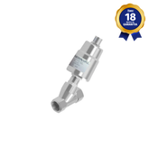 Válvula Angular Pneumática 3/4" BSP 2/2 Vias NA Inox 316 Thermoval