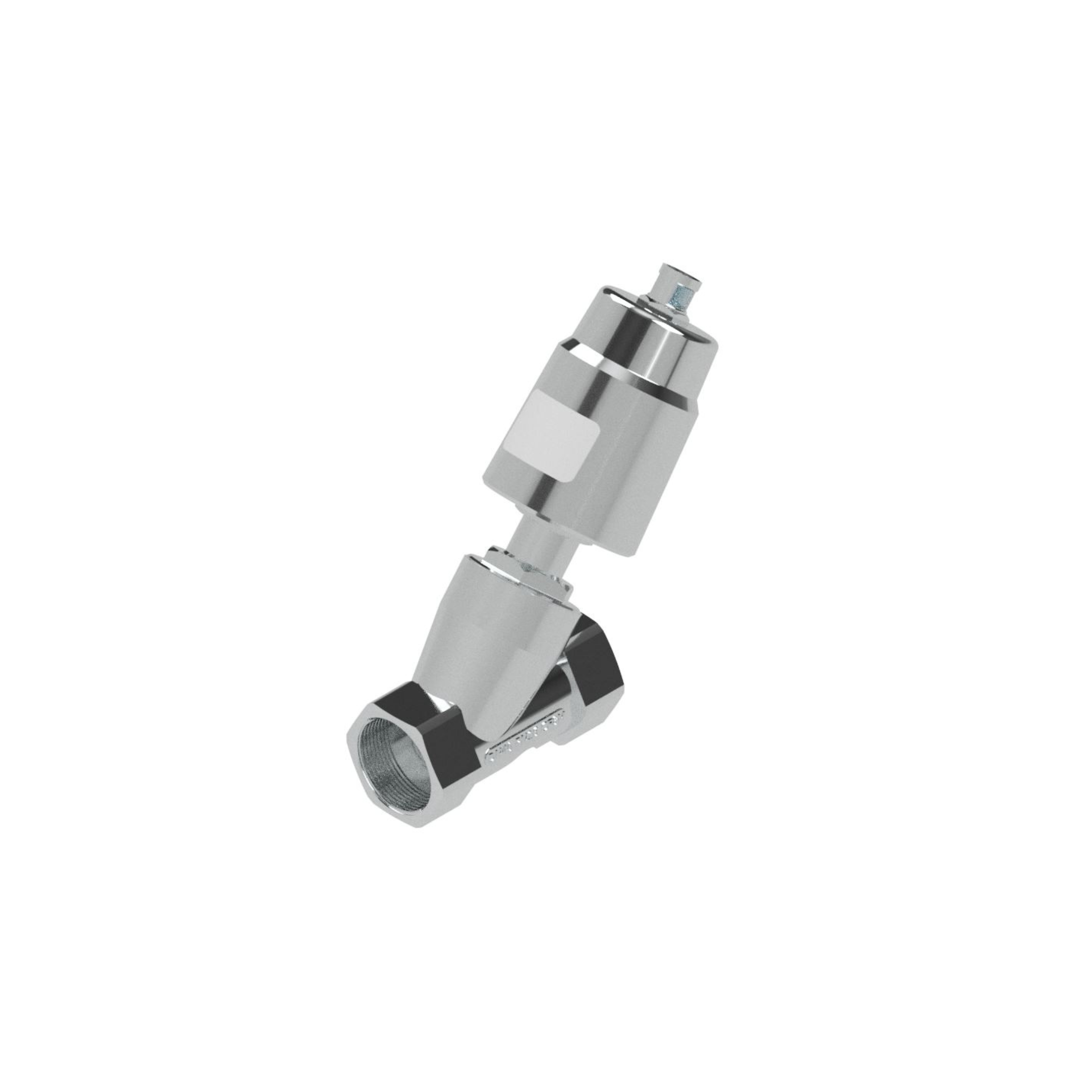 Valvula Angular de Acinamento Pneumatico, 1.1/2"bsp, 2/2 vias, na, linha industrial