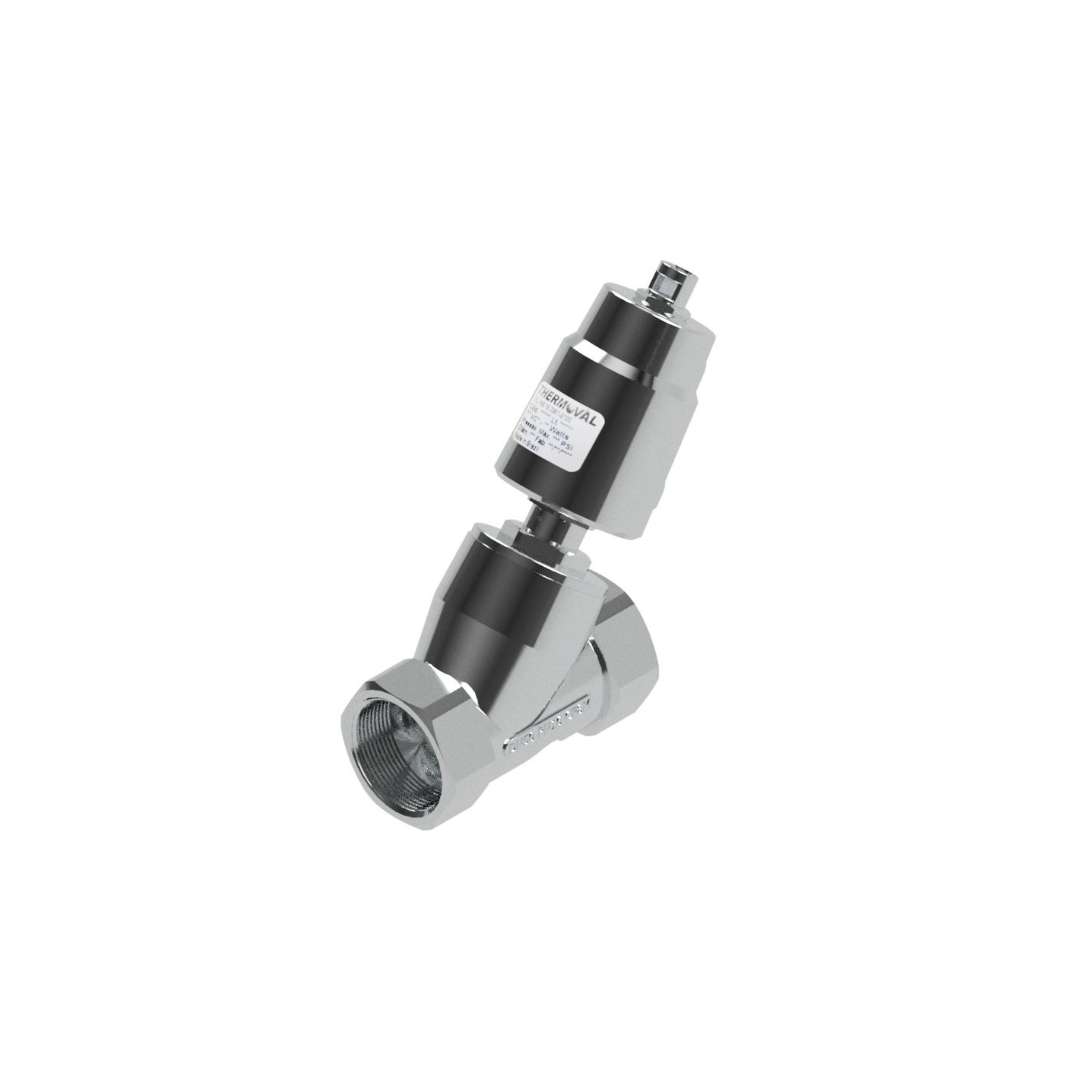 Valvula Angular de Acinamento Pneumatico, 2"bsp, 2/2 vias, na, linha industrial