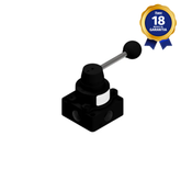 Válvula Pneumática 4/3 Vias Alavanca Rotativa 1/2" BSP NF Thermoval