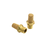 Silenciador Cônico Rosca Macho 1/4" G Latão Sinterizado