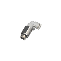 Cotovelo Pneumático Longo Strokmatic 1/4" BSP para Tubo 10 mm Branco com O-Ring